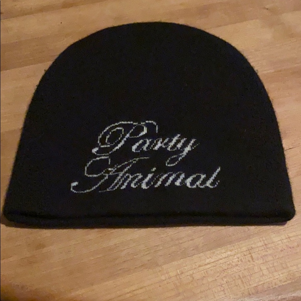 Party Animal beanie NWOT, by Alexander Wang